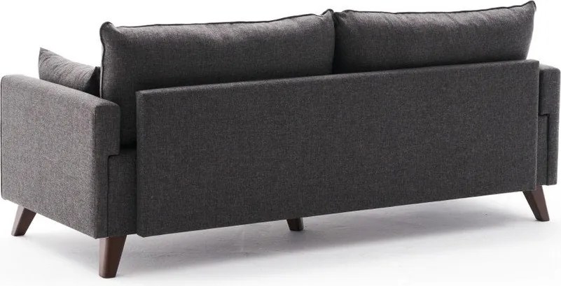 Антрацитен диван 208 cm Bella – Balcab Home