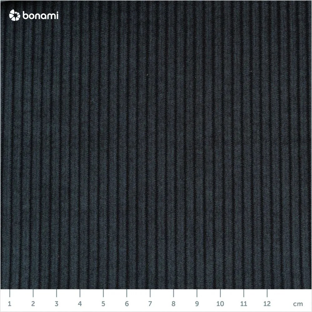 Диван от велур в черен и антрацитен цвят 200 cm Lean - Karup Design