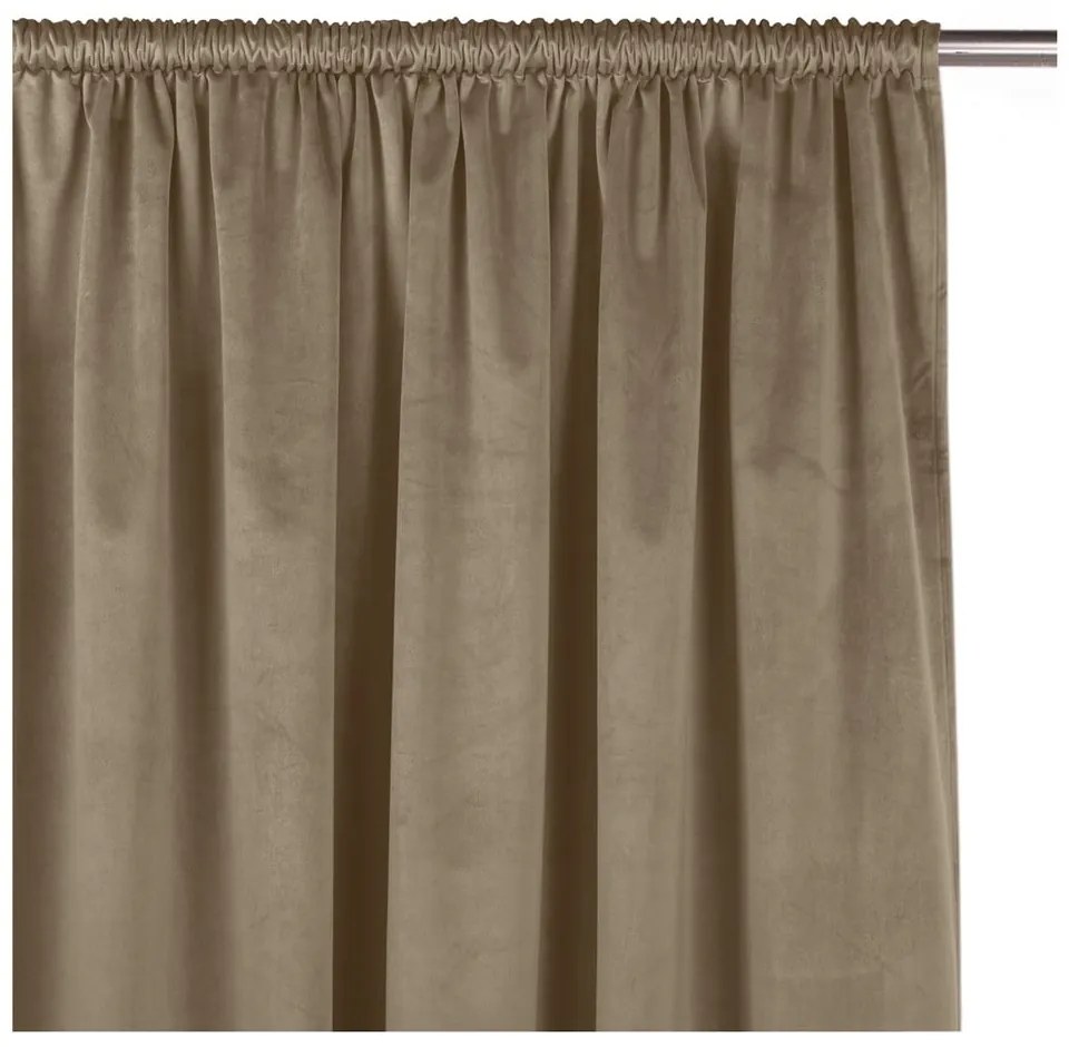 Бежова затъмняваща завеса 140x270 cm Velto – Filumi
