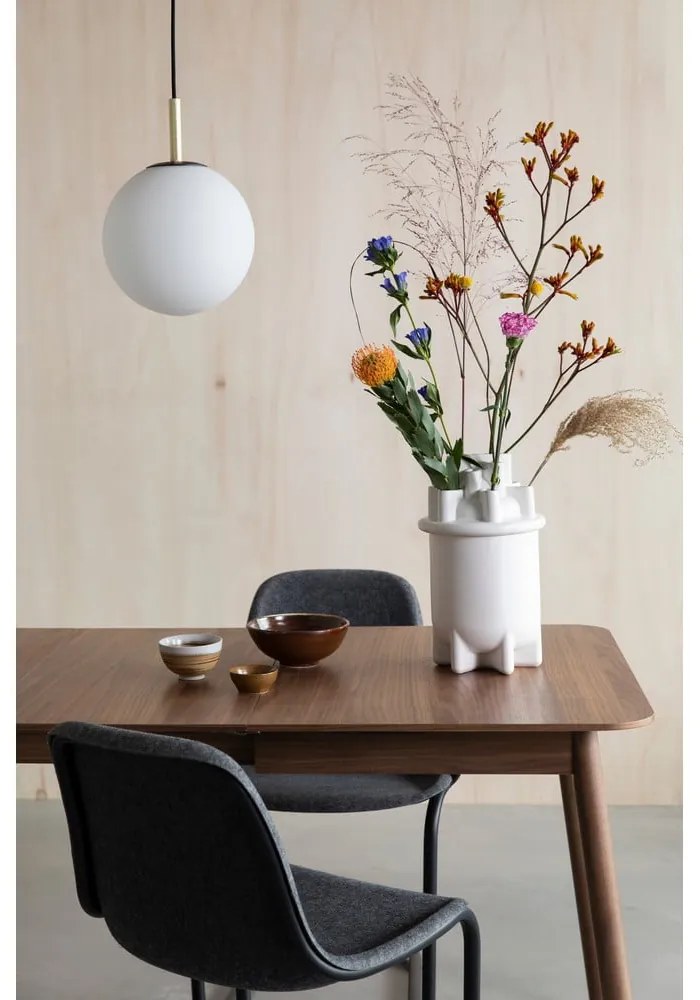 Сгъваема маса за хранене с плот от орехово дърво 80x120 cm Glimps - Zuiver