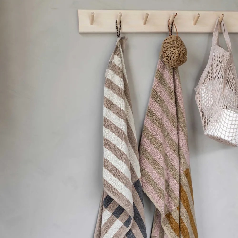 Синьо-сива кърпа от органичен памук 50x90 cm Disorder - Mette Ditmer Denmark