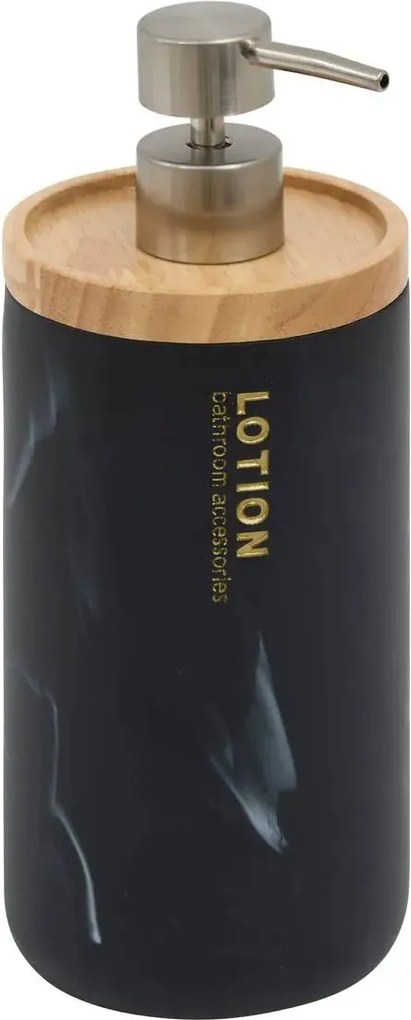 Дозатор за сапун 5five Lеa, 840 ml - Черен