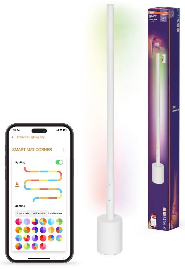 Osram - LED RGBW димируема подова лампа SMART+ FLOOR LED/8W/230V Wi‑Fi +ДУ