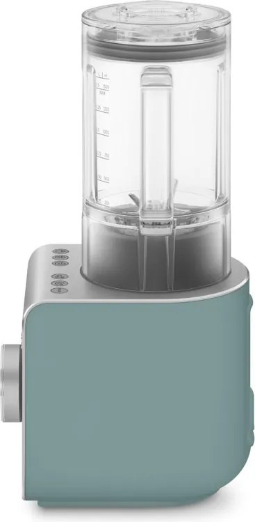 Блендер Smeg Collezione BLC02EGMEU, 1400W, 1.5 л, 22000 об/мин, 5 програми, 9 скорости, Трошене на лед, Неръждаема стомана, Изумрудено зелен/Инокс