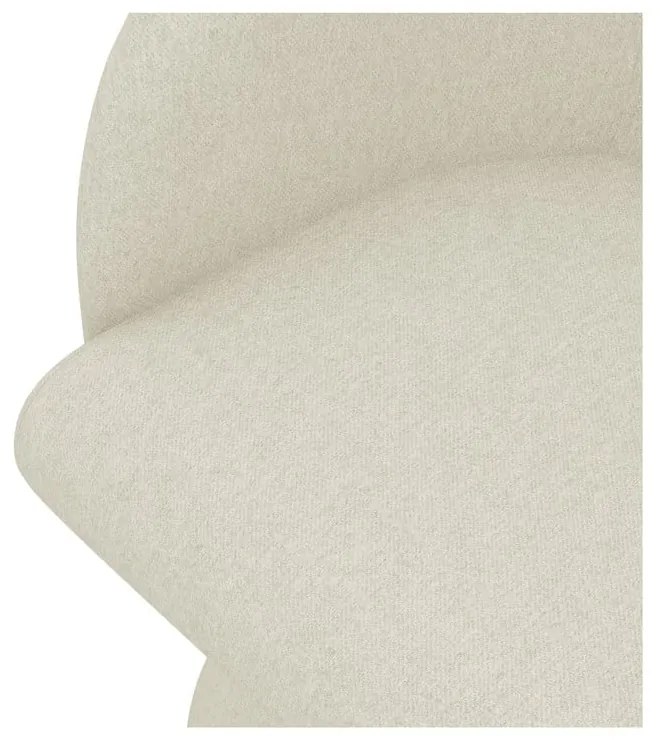 Кремав тапициран трапезен стол Kanoa – Makamii