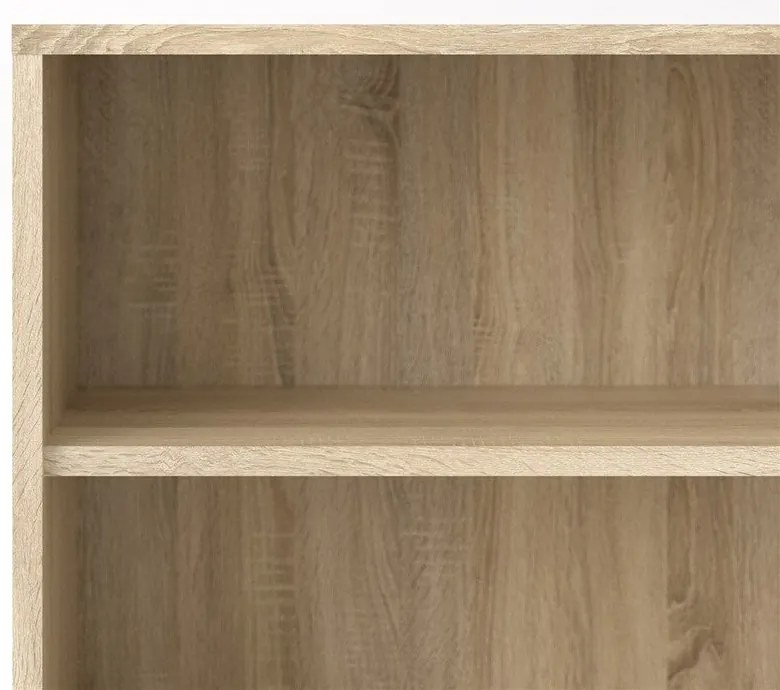 Модулен шкаф за книги в дъбов декор в естествен цвят 89x113 cm Prima - Tvilum