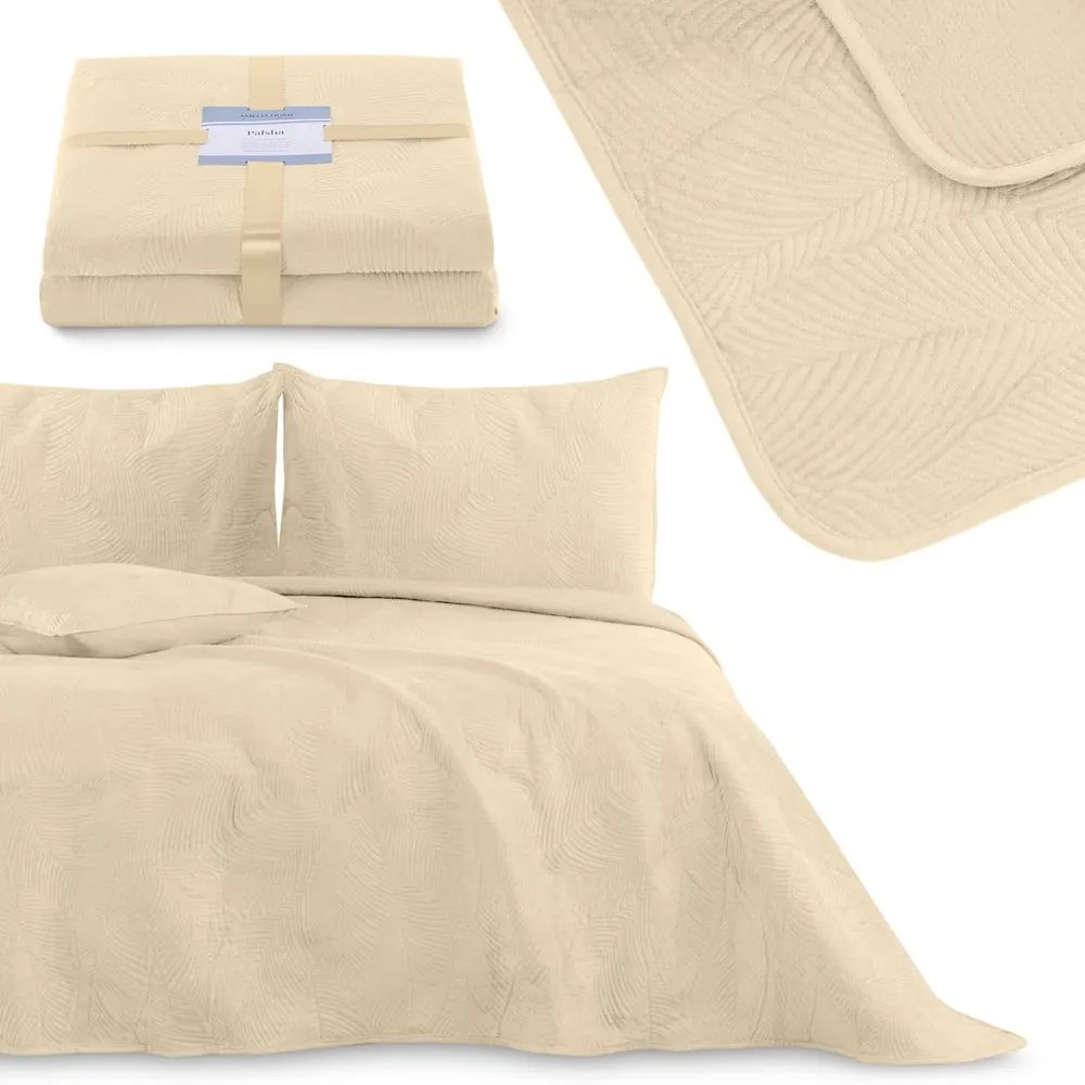 Бежово покривало за легло 170x210 cm Palsha – Restilo