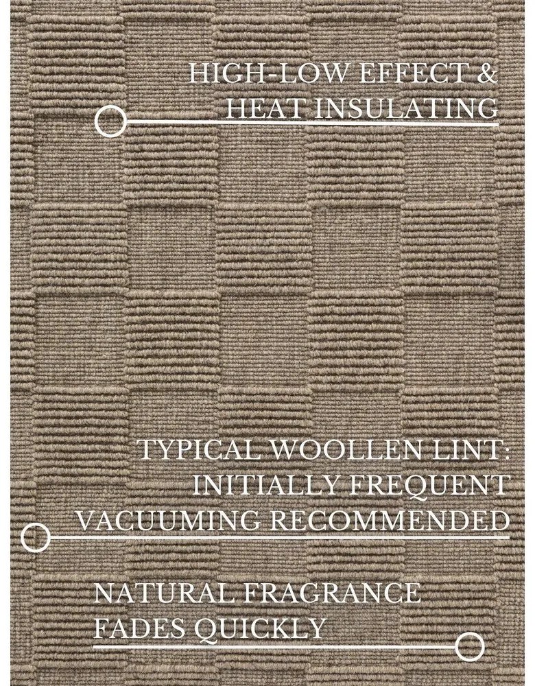 Бежова ръчно изработена вълнена пътека 80x200 cm Scala – Villeroy&amp;Boch