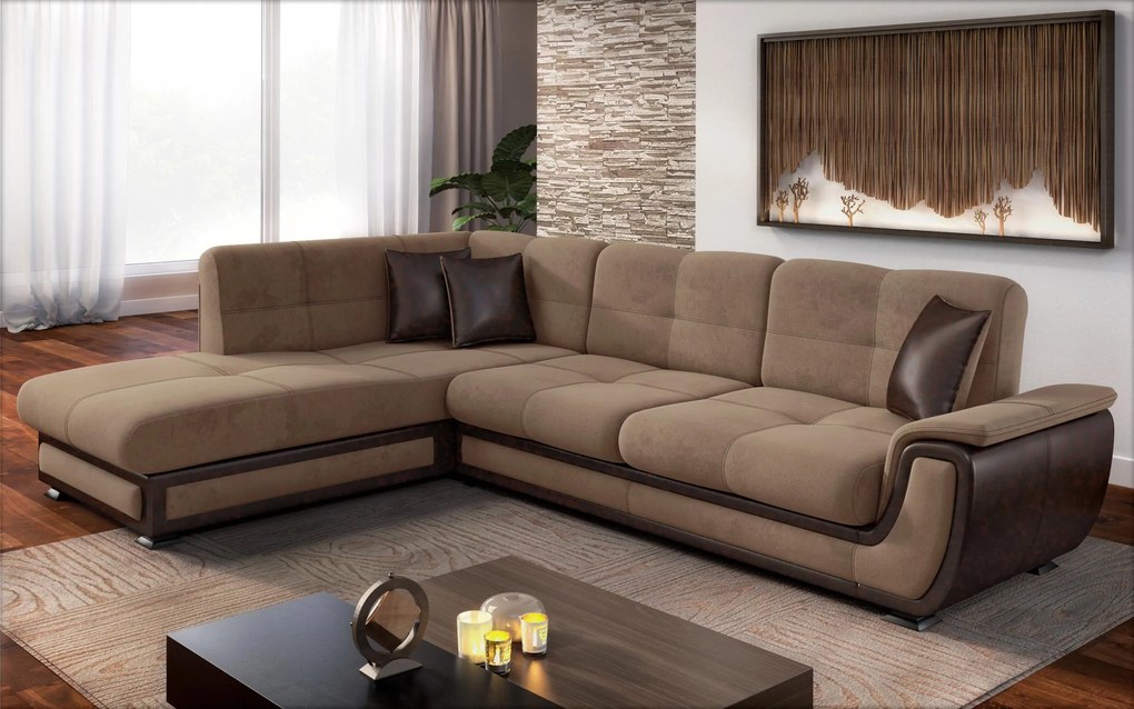 Разтегателен ъглов диван + клик-клак механизъм Принцес II