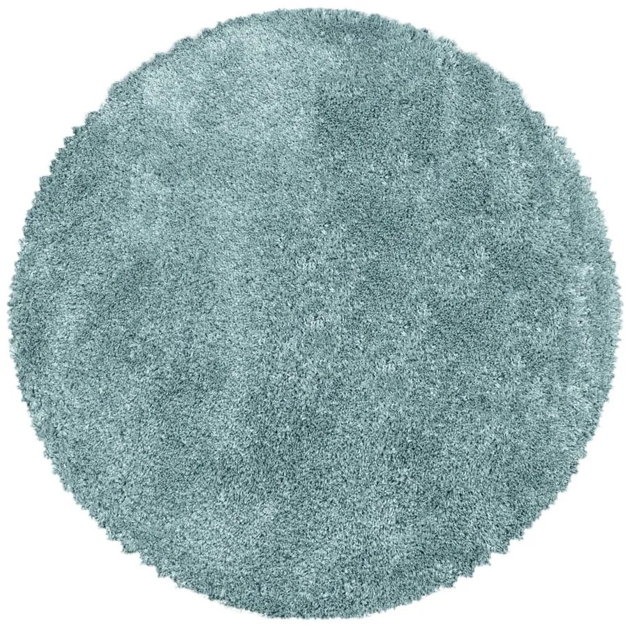 Син кръгъл килим ø 160 cm Fluffy – Ayyildiz Carpets