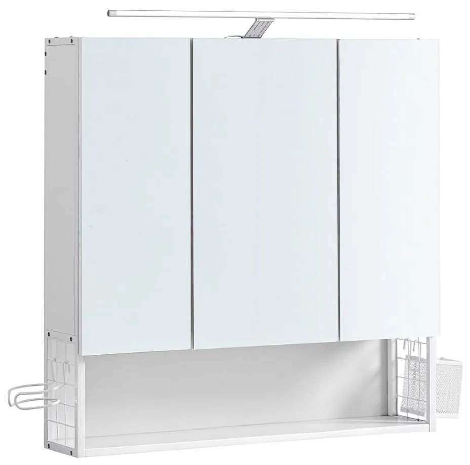 Огледален шкаф за баня SKY, бял