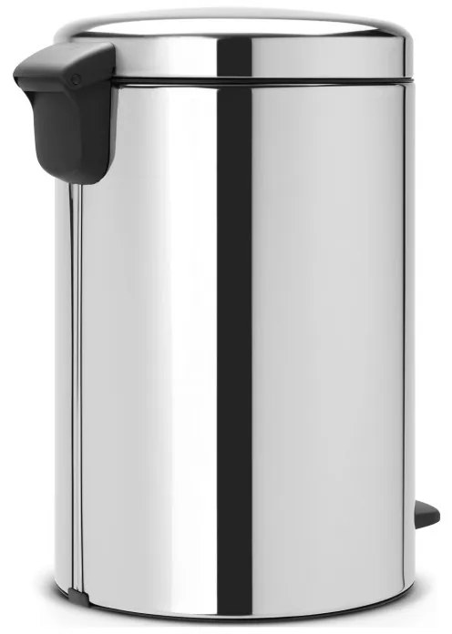 Кош за боклук с педал Brabantia NewIcon 649040, 20 л, Плавно затваряне, Противоплъзгаща основа, Инокс