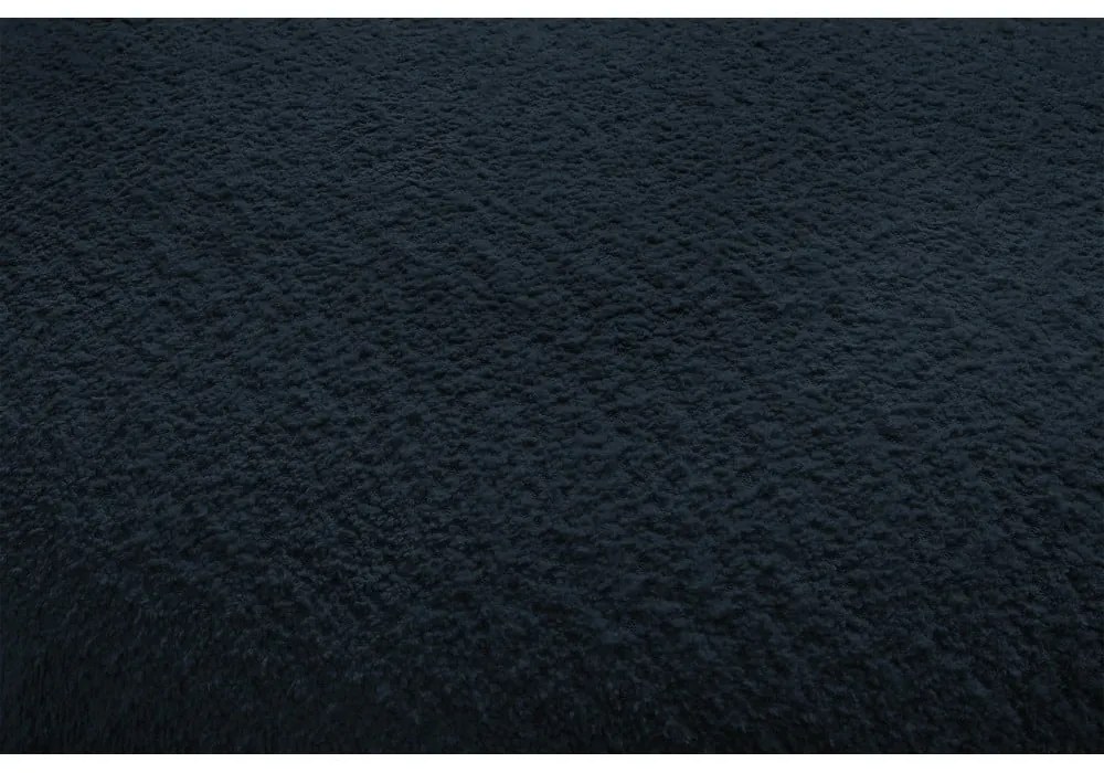 Тъмносин диван от плат букле 260 cm Saint-Germain - Bobochic Paris