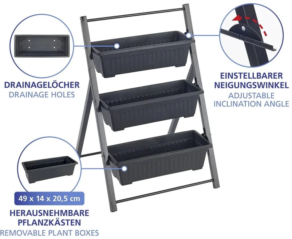 Метална стойка за цветя (височина 85 cm) Vertical – Maximex