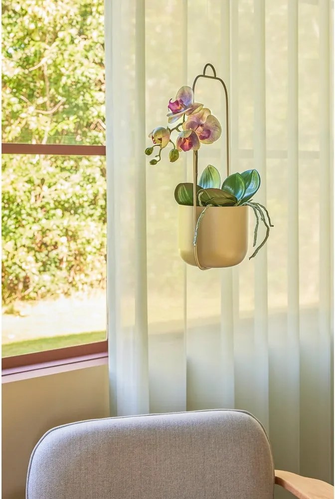 Метални висящи и стенни покрития за кашпи в комплект от 2 бр. ø 16 cm Lotus – Hübsch