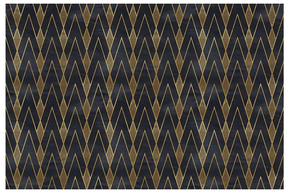 Декоративен тапет за мебели в черно и златно Ragnar - Ambiance