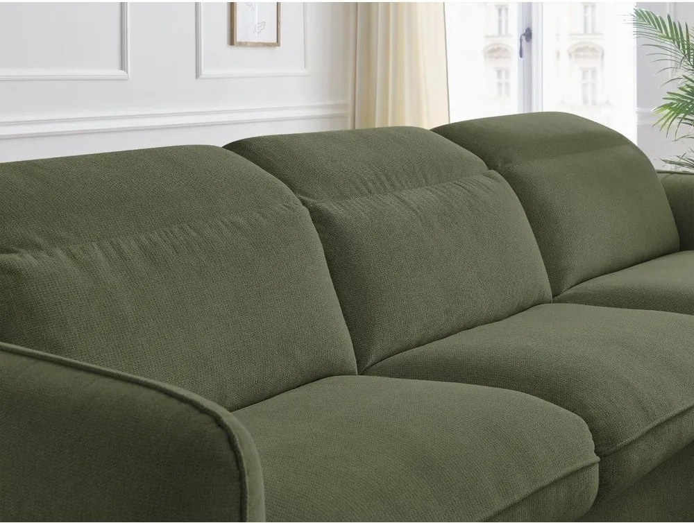 Зелен ъглов диван Achille – Bobochic Paris