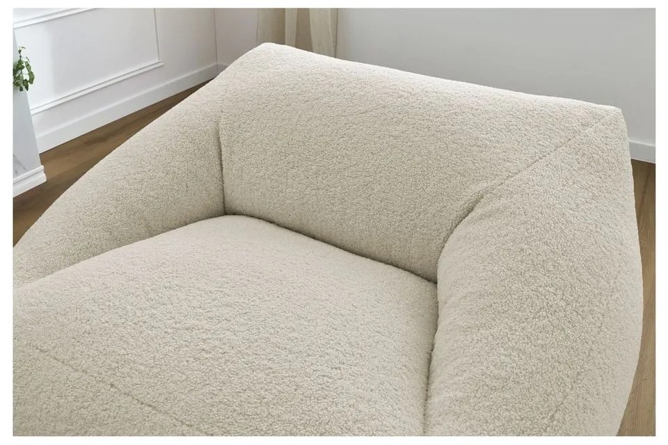 Бежов пуф Lilibet – Bobochic Paris