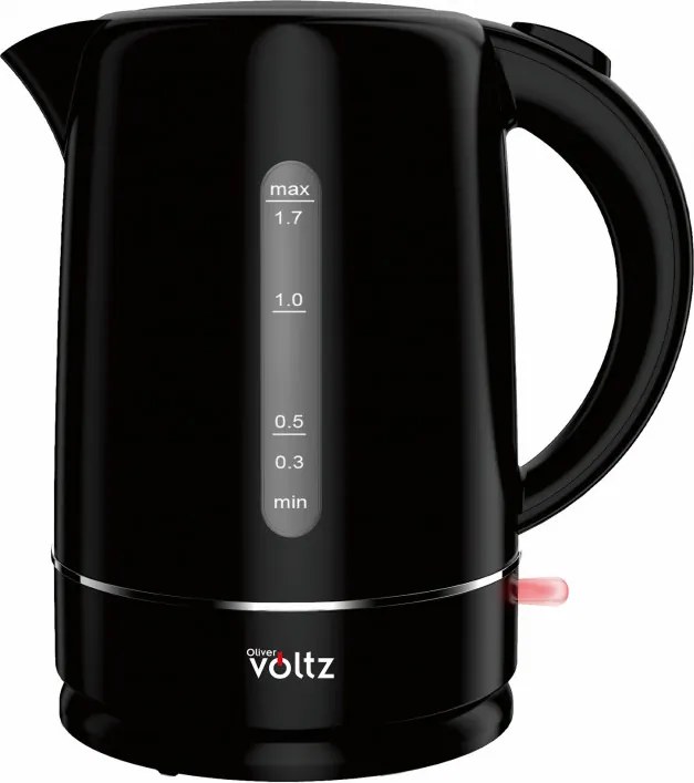 Електрическа кана Oliver Voltz Daisy OV51230W, 2200W, 1.7 л, Автоматично изключване, Черeн