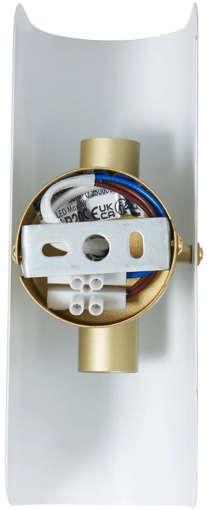 Модерна стенна лампа златна 2 светлини - Gotthard