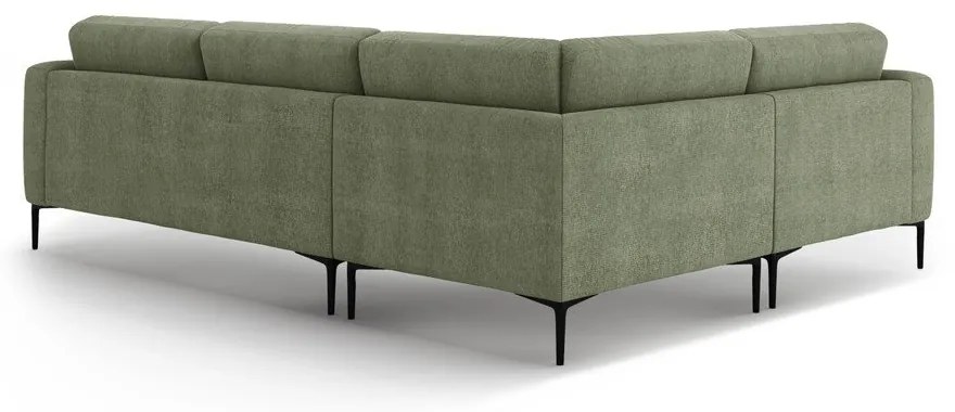 Зелен ъглов диван (ляв ъгъл/L форма) Bemy – Micadoni