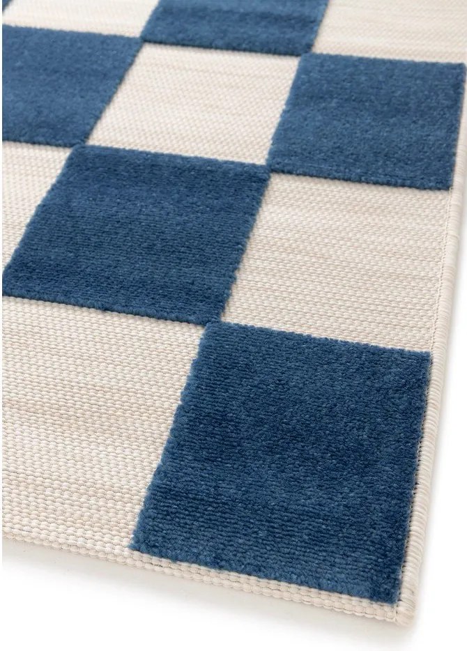 Син/кремав килим за открито и закрито 160x230 cm Cuadros – Universal