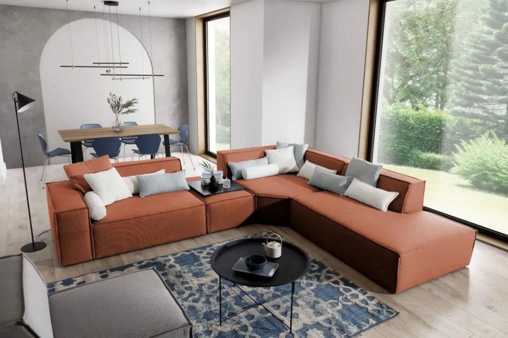 Γωνιακός καναπές Fubu L-Δεξιά-Korali