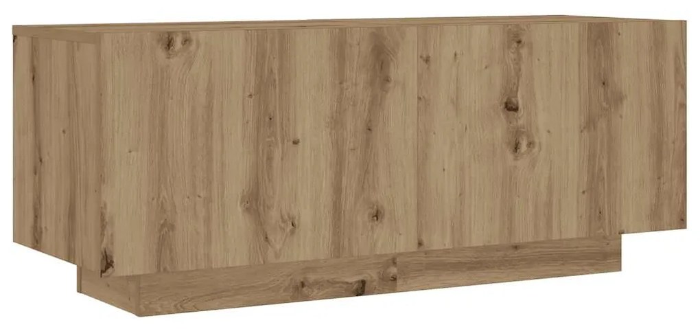 856354 vidaXL ТВ шкаф Artisan Oak 100x35x40 cm Инженерна дървесина