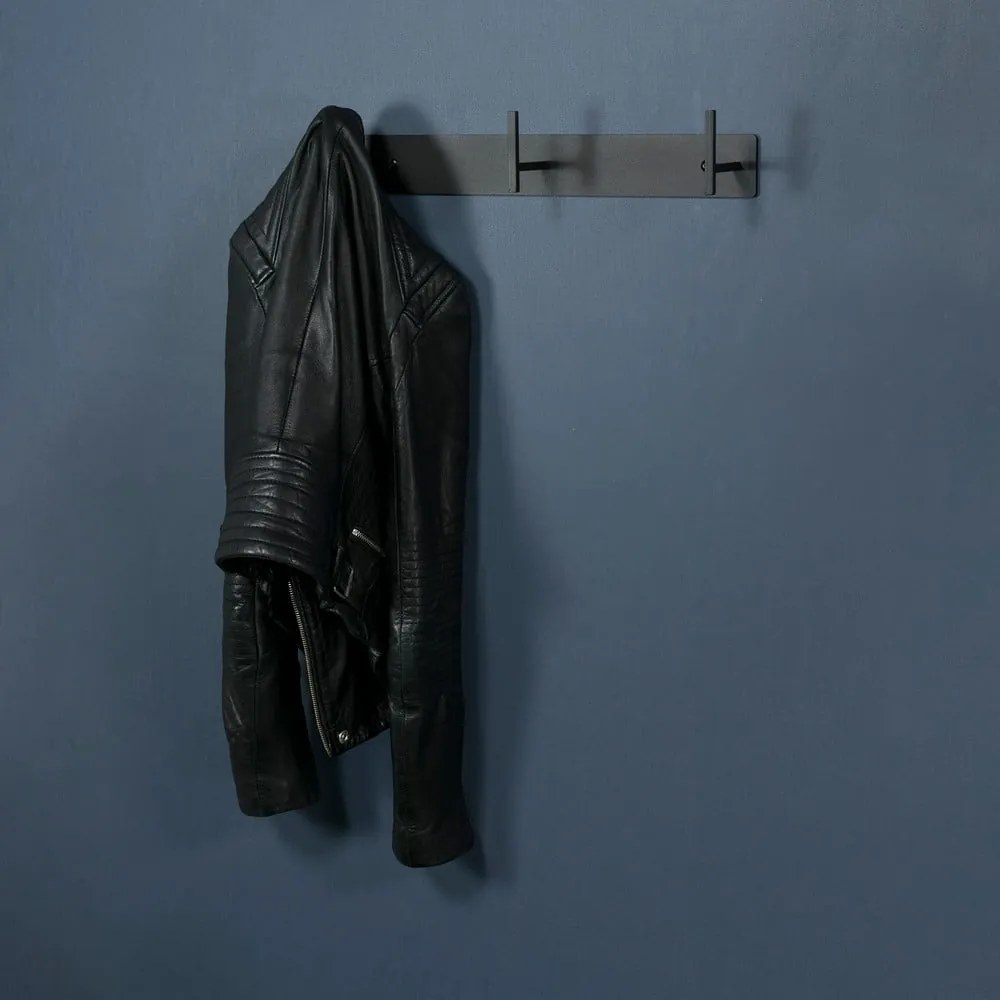 Черна метална стенна закачалка Chapman - Spinder Design