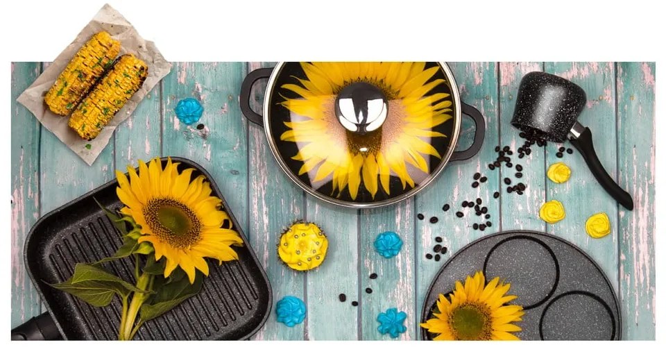 Pfluon Granit тенджера с незалепващо покритие и стъклен капак , ⌀ 24 cm Grande - Orion