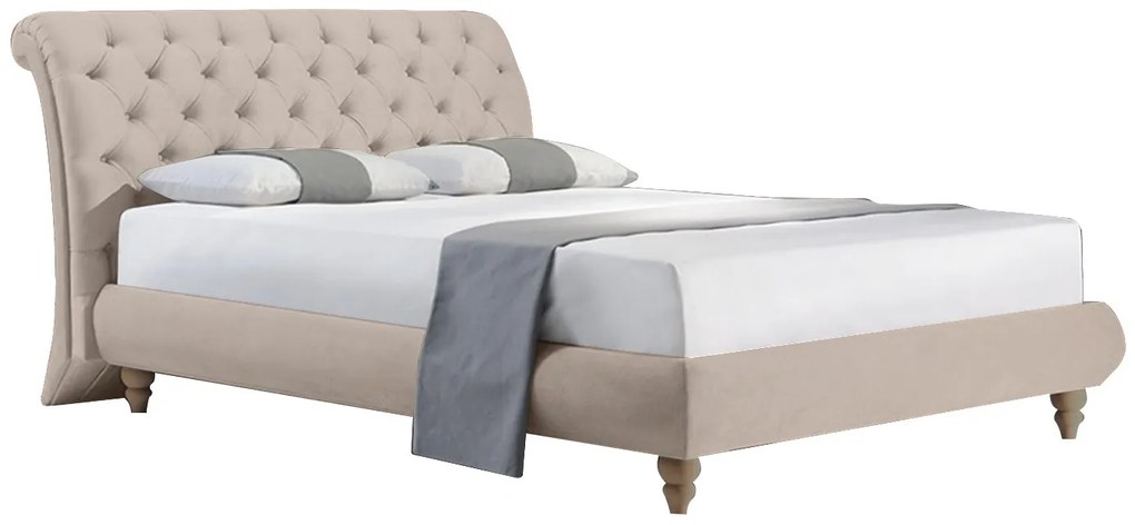 легло Ikelos Sutton-Gray-90 x 200-With Кутия за съхранение