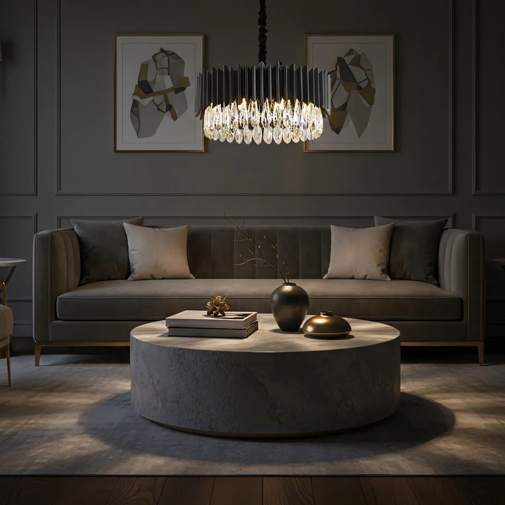 Лампа APP1657-8CP Black