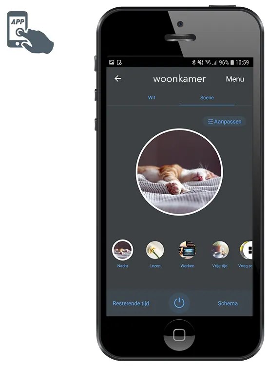 Индустриална интелигентна външна таванна лампа черна с 2 WiFi ST64 - Rotterdam
