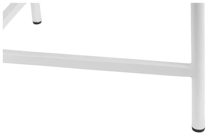 Бяла метална кръгла масичка за кафе ø 50 cm Meseta – Leitmotiv