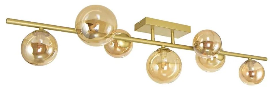 Brilagi - LED Полилей за повърхностен монтаж MILLA 7xG9/3W/230V златист