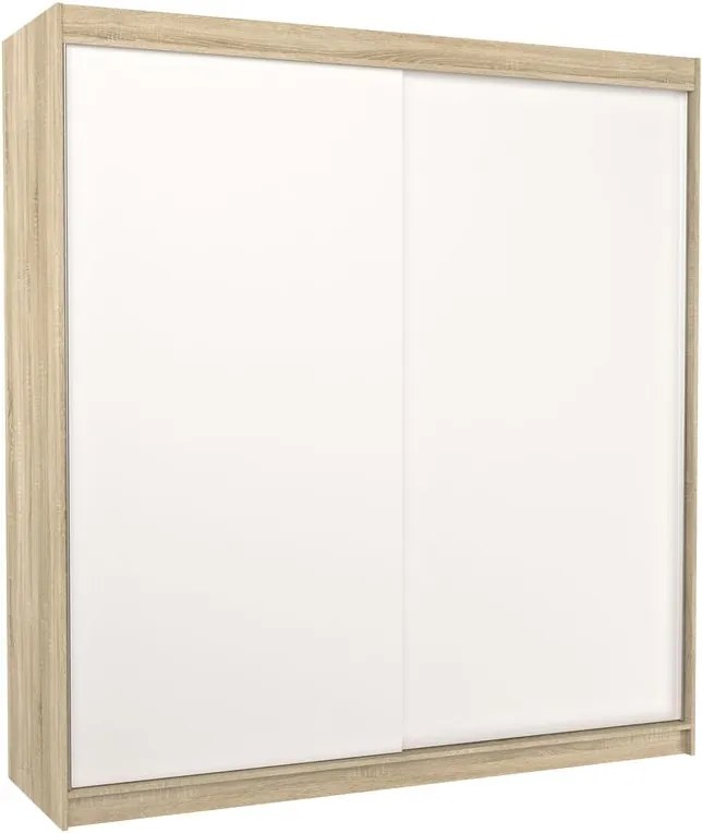 Гардероб Anabell 200 плъзгащ се-Drus-Leuko