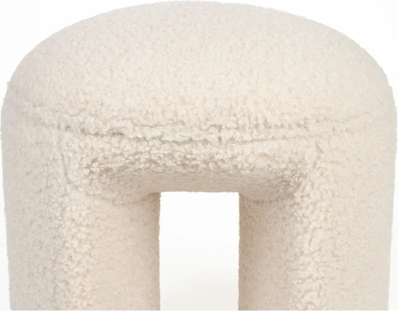 Кремав тапициран стол Noxx – White Label