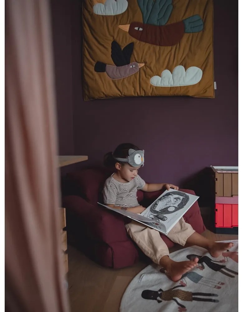 Оранжев детски фотьойл Mini Hippo - Karup Design