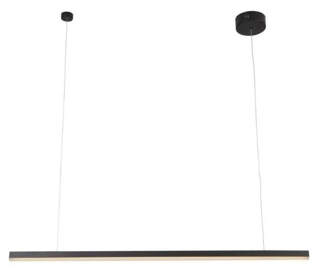 MAXLIGHT P0310 - LED Пендел TRIO LED/12W/230V черен