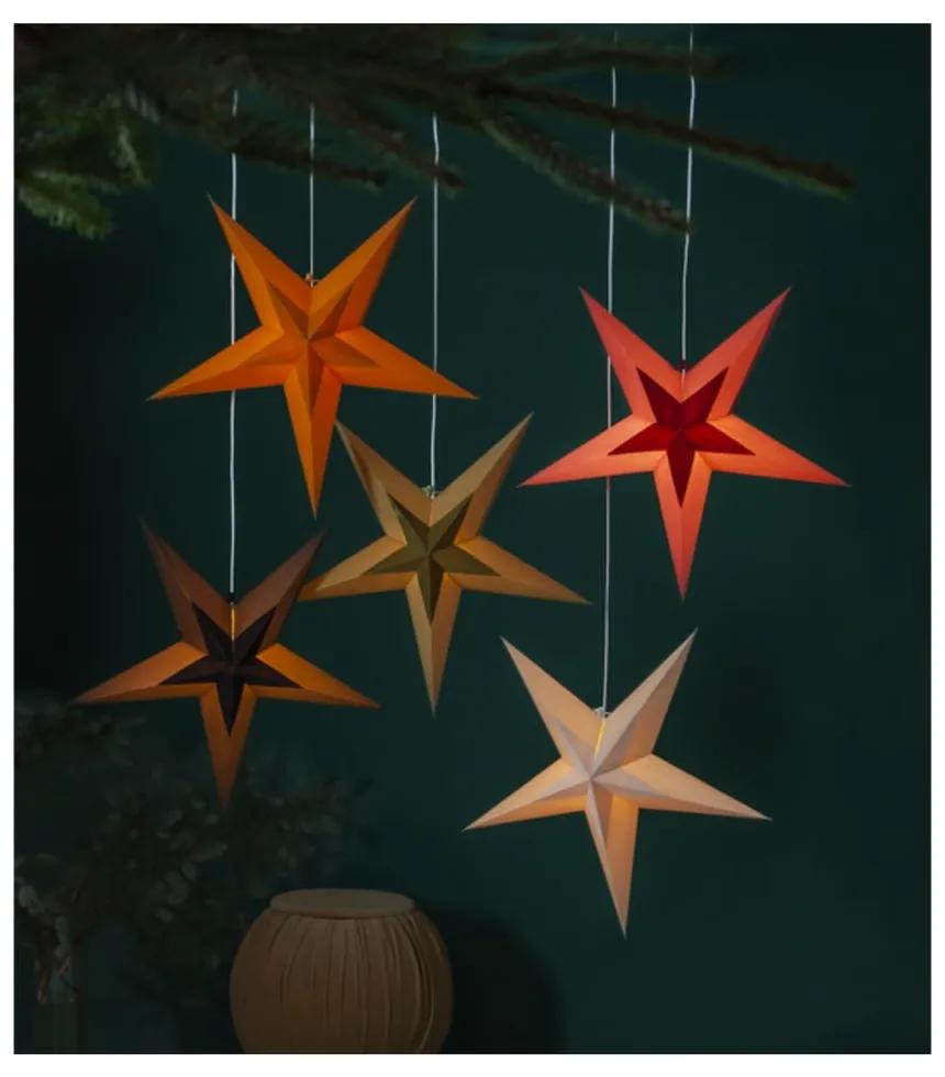 Оранжева коледна украса , ø 60 cm Diva - Star Trading