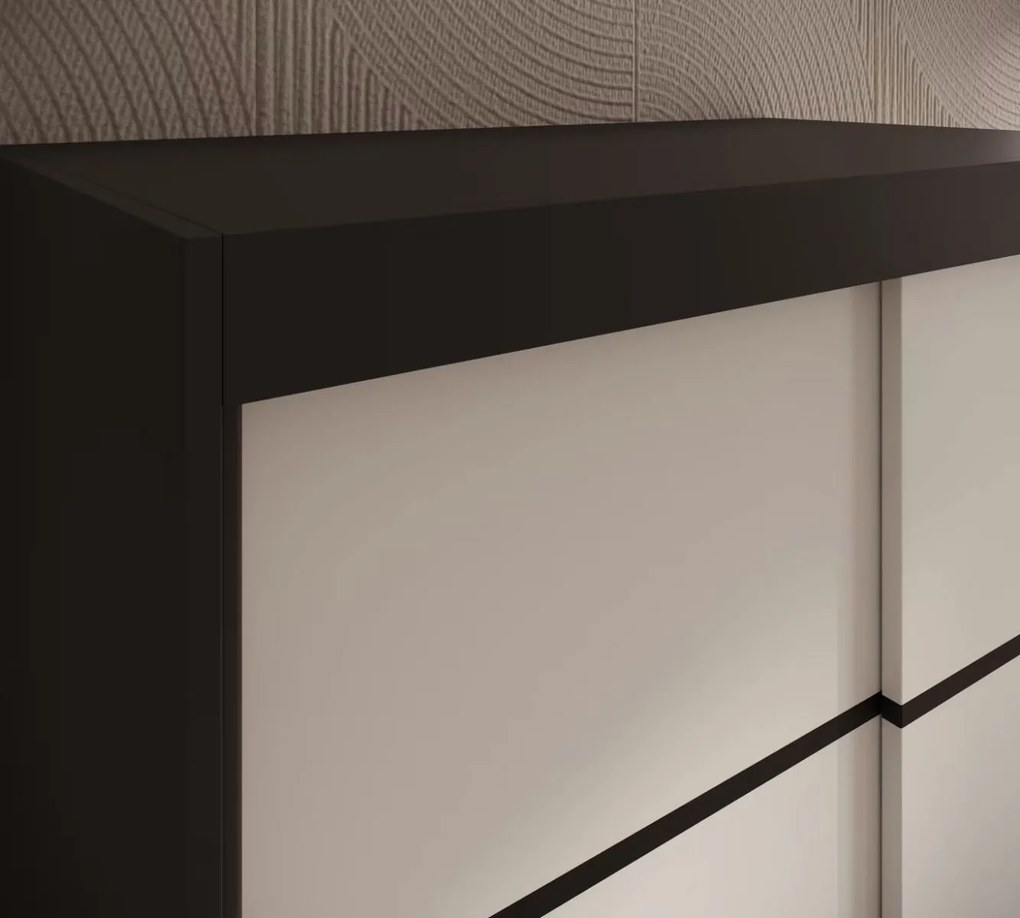 Гардероб Wardis 100 плъзгащ се-Мауро-Leuko