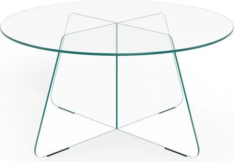 Стъклена кръгла масичка за кафе ø 80 cm Samos – Actona