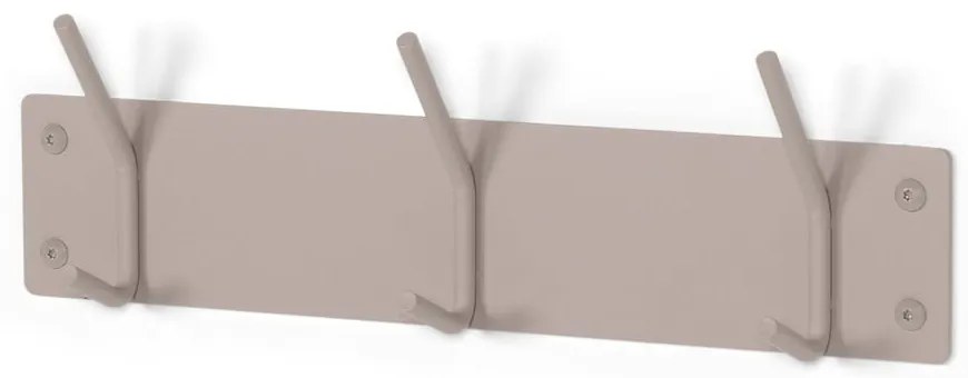 Кафяво-сива метална стенна закачалка 40 cm Fusion – Spinder Design