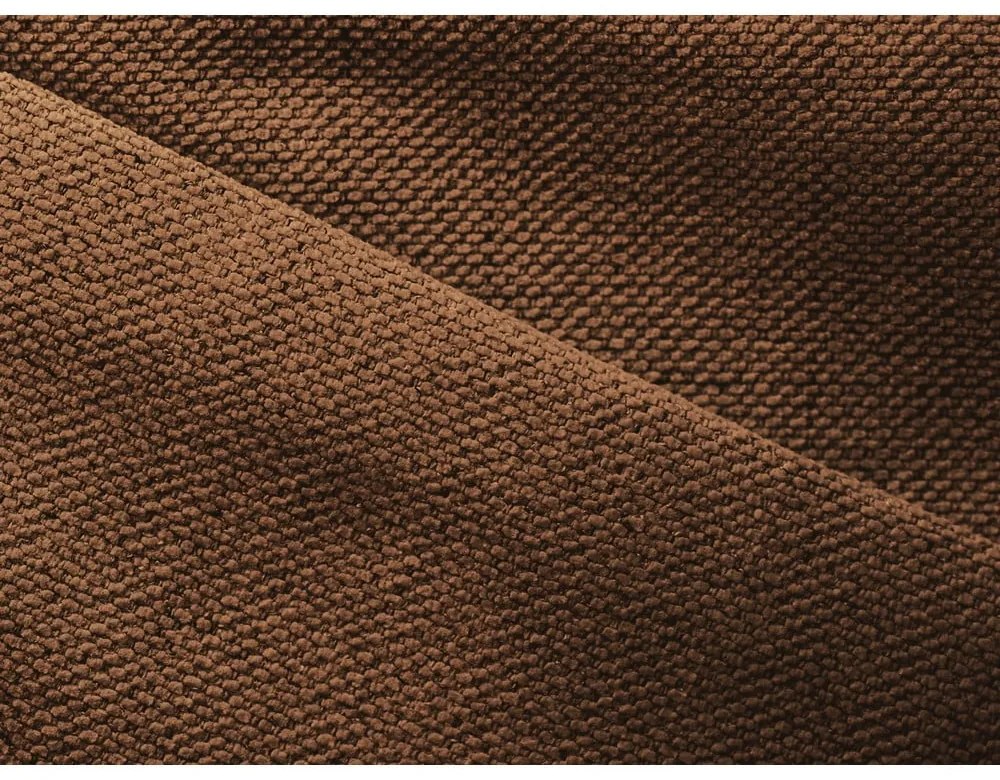 Теракотен разтегателен ъглов диван с място за съхранение (U форма) Kapua – Makamii