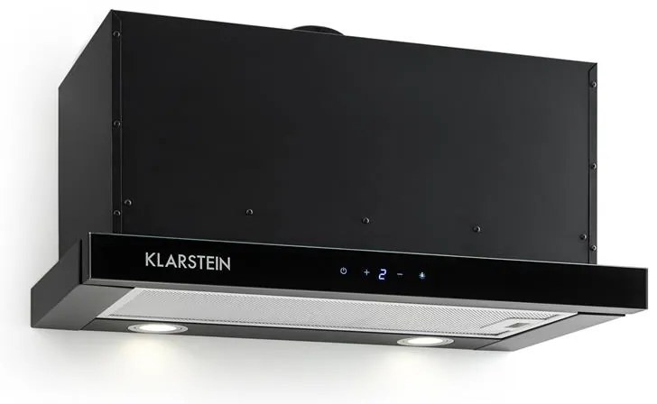 Klarstein Vinea вграден абсорбатор, плоска конструкция, 60 cm, черен