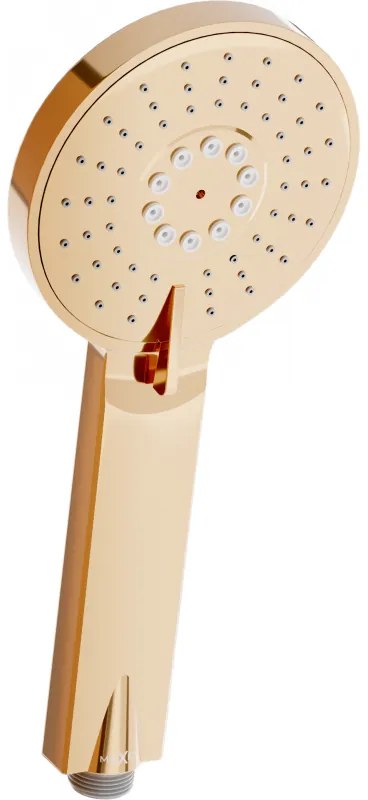 Mexen R-40 3-функционален душ държач, розово злато - 79540-60