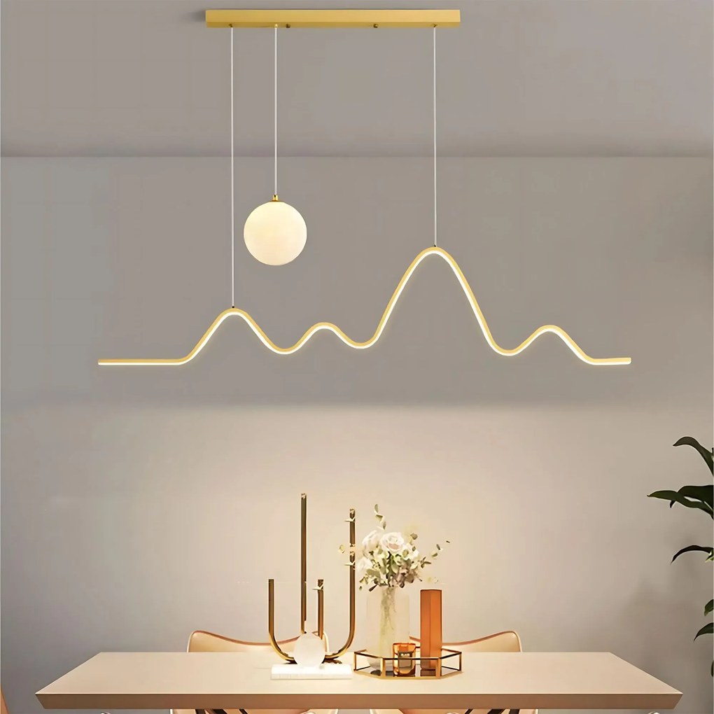 Лампа LED LHJ034-CP BRUSH GOLD