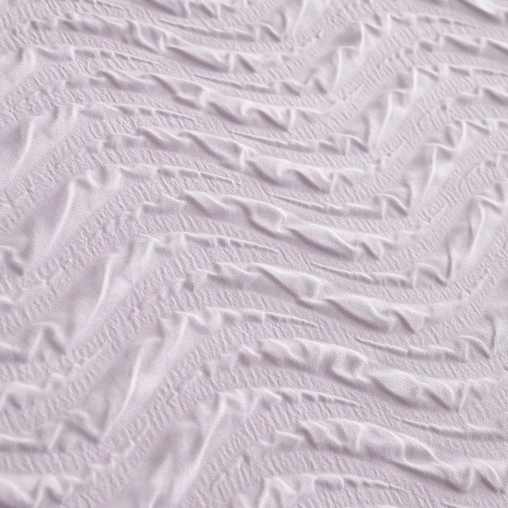 Двойно спално бельо в цвят лавандула 200x200 cm Heatset Wave – Catherine Lansfield