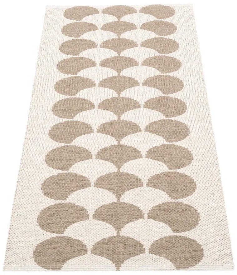 Бежова и кремава пътека за открито и закрито 70x150 cm Poppy Potato – Pappelina