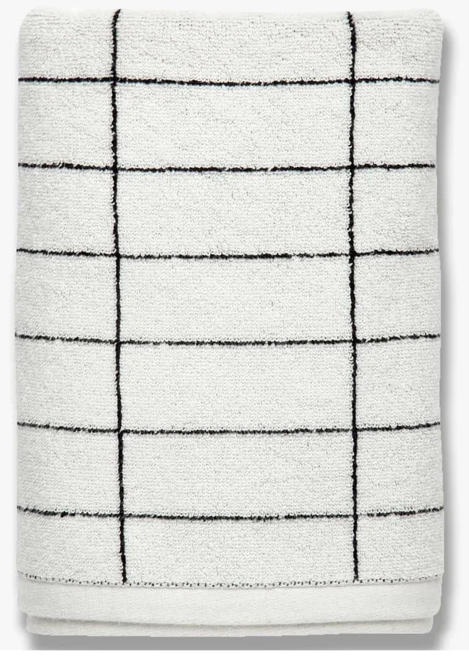 Бяла памучна кърпа 70x140 cm Tile Stone - Mette Ditmer Denmark